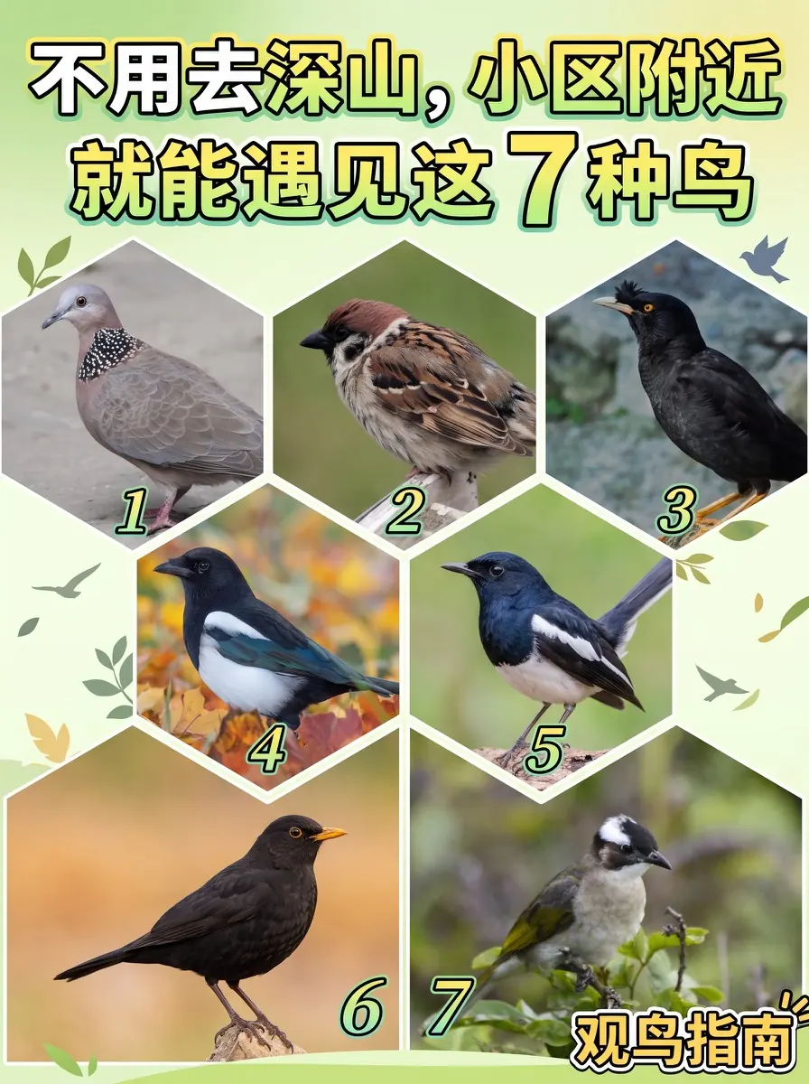 社区常见鸟类指南封面
